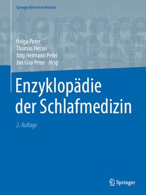 cover image of Enzyklopädie der Schlafmedizin